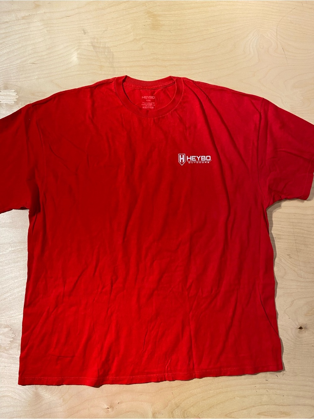 Heybo Men's Red Logo T-Shirt XXXL (SA)
